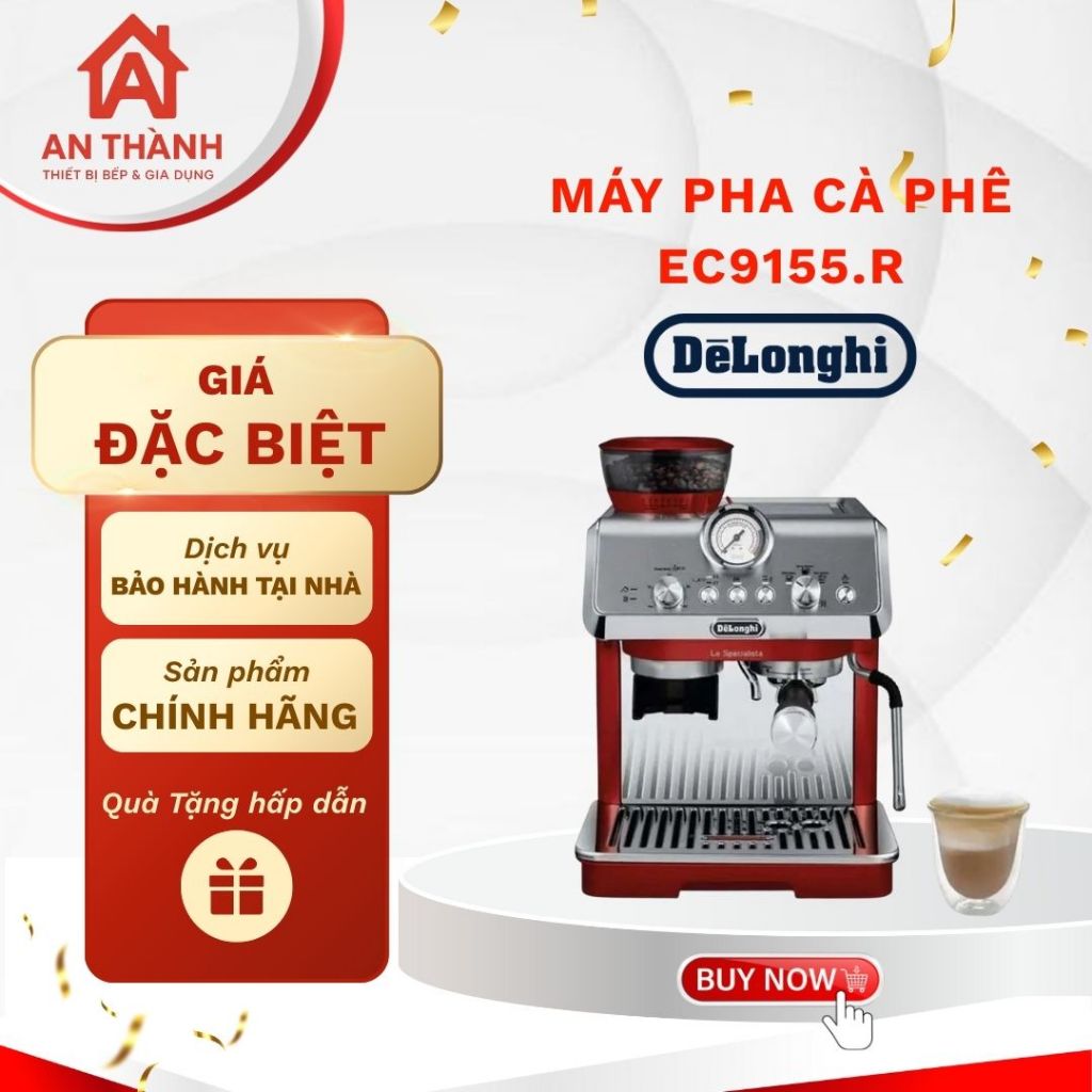 Máy pha cà phê Delonghi EC9155.MB/ EC9155.R – Trải Nghiệm Pha Cà Phê Tại Nhà