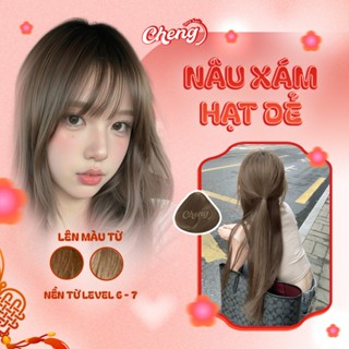 Thuốc Nhuộm Tóc Màu NÂU XÁM HẠT DẺ Không Tẩy | Chenglovehair, Chenglovehairs