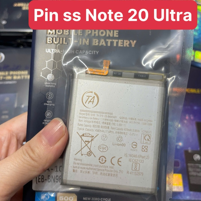 Pin ĐIỆN THOẠI Note 20 ultra,G985.EB-BN985ABY,Pin dung lượng 4500mah