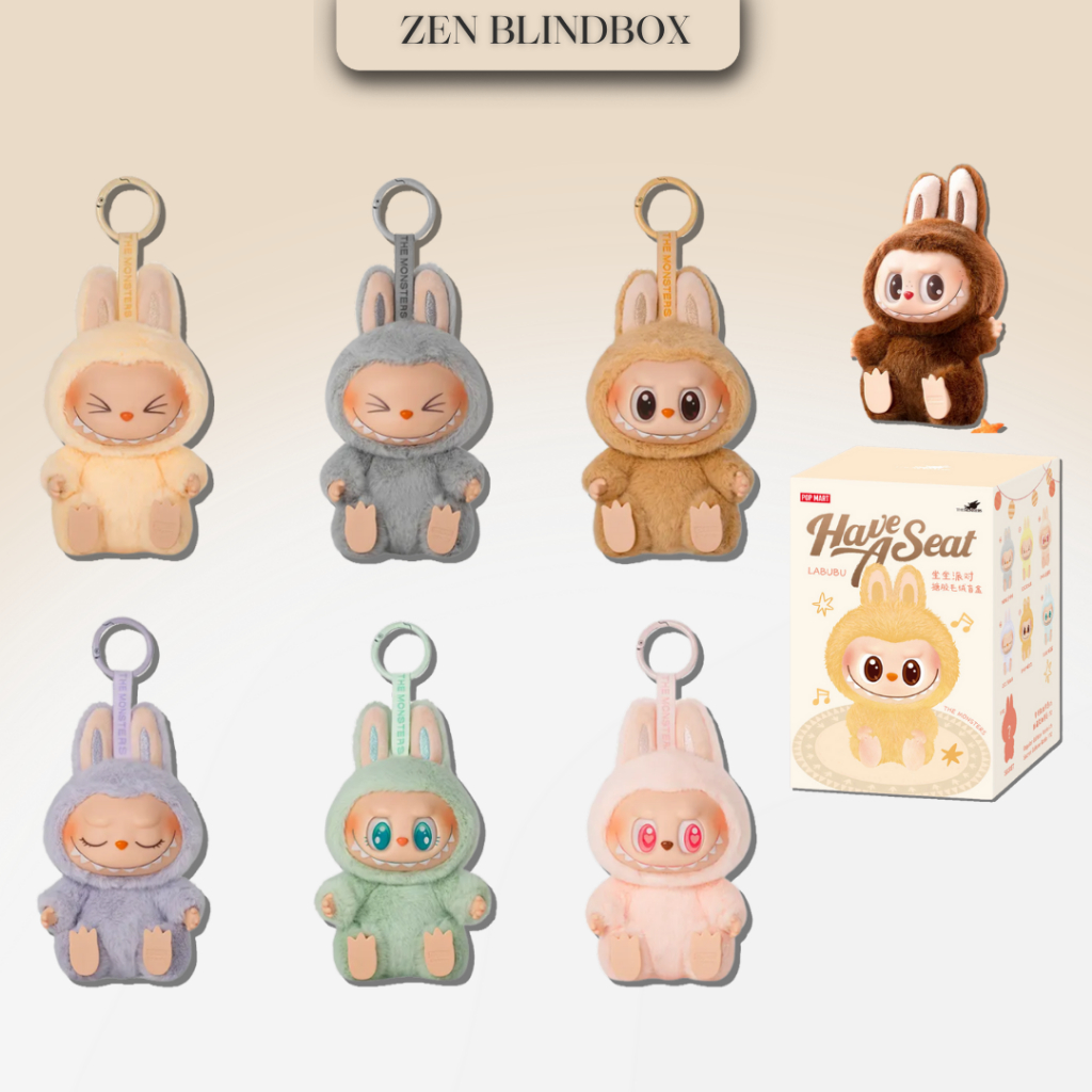 [CHÍNH HÃNG] Hộp Mù LABUBU V2 Chính Hãng Blindbox LABUBU Have a Seat Ver 2
