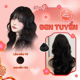 Thuốc Nhuộm Tóc Màu ĐEN TUYỀN Không Tẩy | Chenglovehair, Chenglovehairs