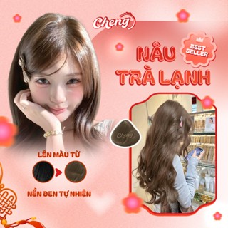 Thuốc Nhuộm Tóc Màu NÂU TRÀ LẠNH Cực Sáng Da, Không Cần Dùng Thuốc Tẩy Tóc | Chenglovehair, Chenglovehairs
