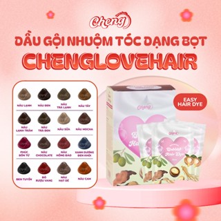 Dầu gội nhuộm tóc tạo bọt, Thuốc nhuộm tóc dạng bọt chiết xuất thiên nhiên | Chenglovehair, Chenglovehairs