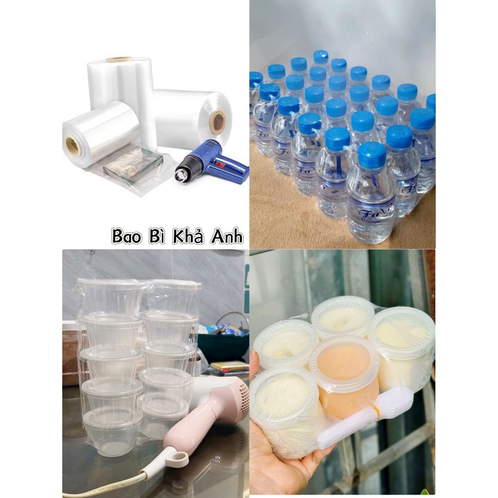 "HỎA TỐC TPHCM" Màng co khò nhiệt , bọc sản phẩm đa dạng kích thước BỌC GIÀY - BỌC NHIỀU LOẠI