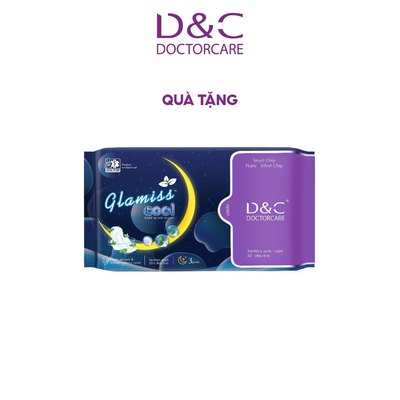 [QUÀ TẶNG KHÔNG BÁN] Băng vệ sinh thảo dược mát lạnh Glamiss Cool ban đêm 33.5 cm