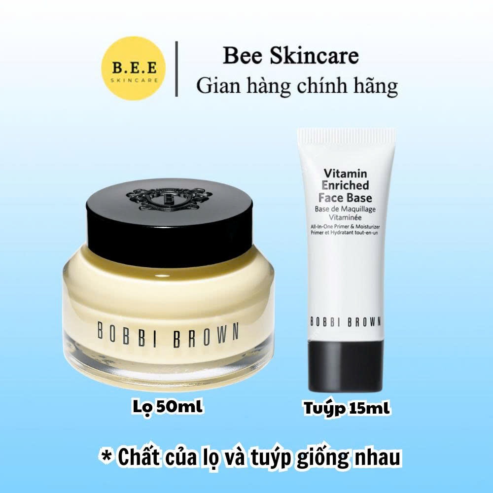 Kem Lót Bobbi Brown Vitamin Enriched Face Base Dưỡng Ẩm, Dưỡng Trắng Da, Mịn Da, Bee Skincare