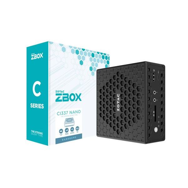 PC Mini ZOTAC ZBOX CI337 NANO Intel N100 | 8GB DDR5 | SSD 256GB | WiFi BT | New - Chính Hãng BH 36T
