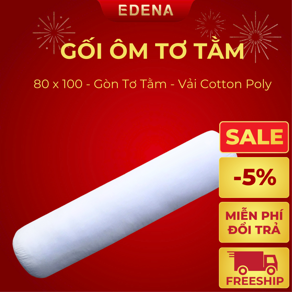 Ruột Gối Ôm Tơ Tằm Edena Kích Cỡ 80x100cm