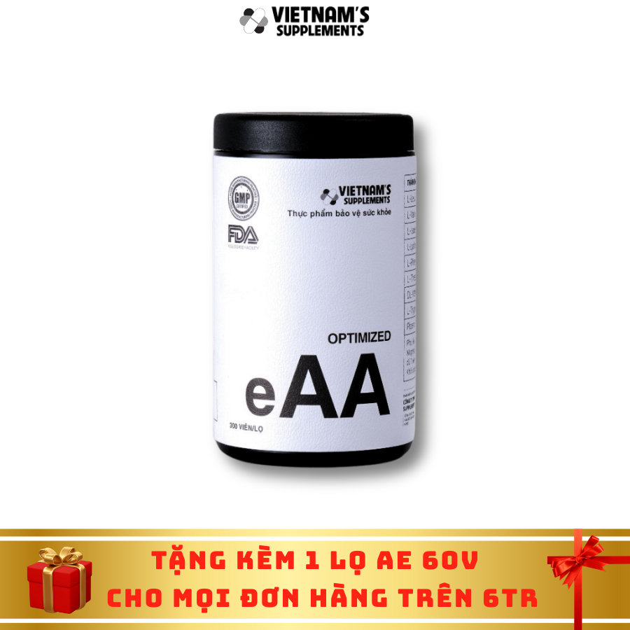 Viên uống bổ sung amino acid Vietnam's Supplements Optimized EAA 300 viên/lọ