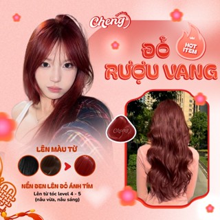 Thuốc Nhuộm Tóc Màu ĐỎ RƯỢU VANG Không Tẩy | Chenglovehair, Chenglovehairs