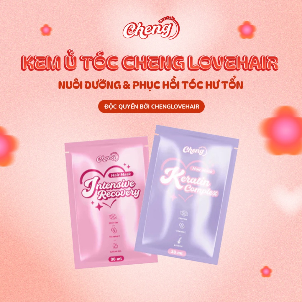 Ủ tóc Biotin Chenglovehair, ủ Bio Gold siêu mềm mượt, phục hồi tóc | Chenglovehair, Chenglovehairs