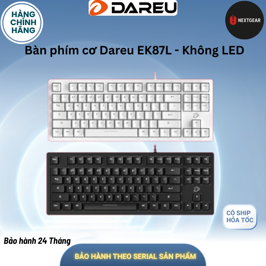 BÀN PHÍM CƠ DAREU EK87L / EK87 V2 – CHÍNH HÃNG