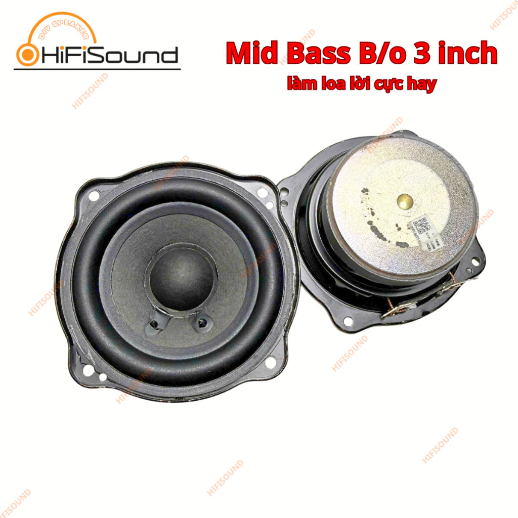 Củ loa B&O Mid Bass 3 inch 4ohm 30w , lời cực ngọt