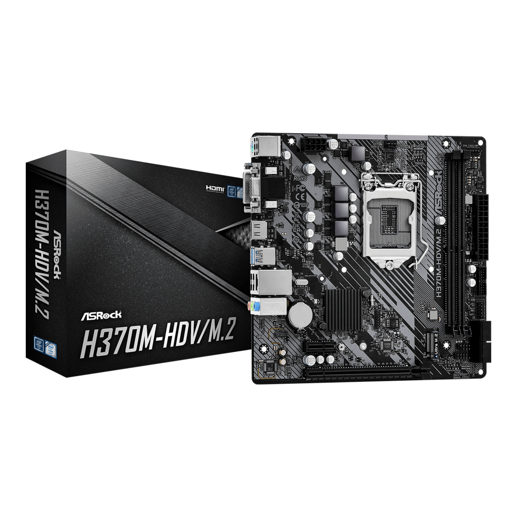 MAIN ASROCK H370M-HDV/M.2 ( thay thế H310 )