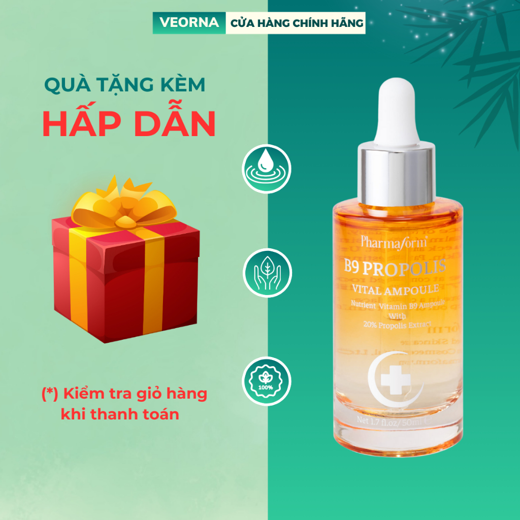 Tinh Chất Keo Ong Tái Tạo Phục Hồi Da Pharmaform B9 Propolis Vital Ampoule