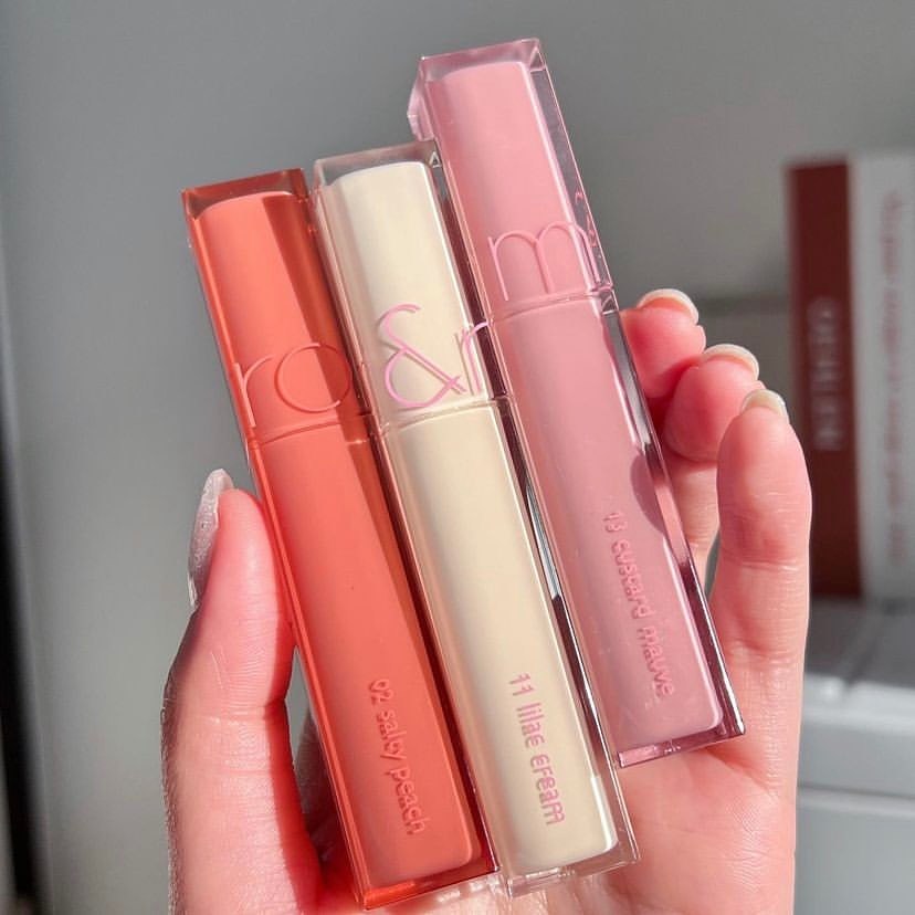 (CHÍNH HÃNG ROMAND) Son bóng Romand Dewyful Water Tint 13 Custard Mauve Hồng nude [Màu 3,4,13]
