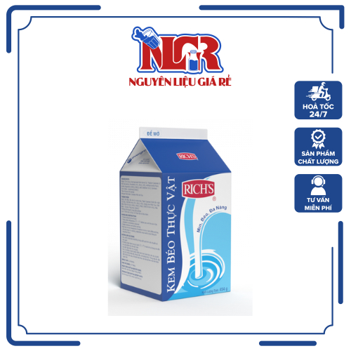 [Hoả tốc - HCM] Kem Béo Thực Vật Rich's - Rich Lùn