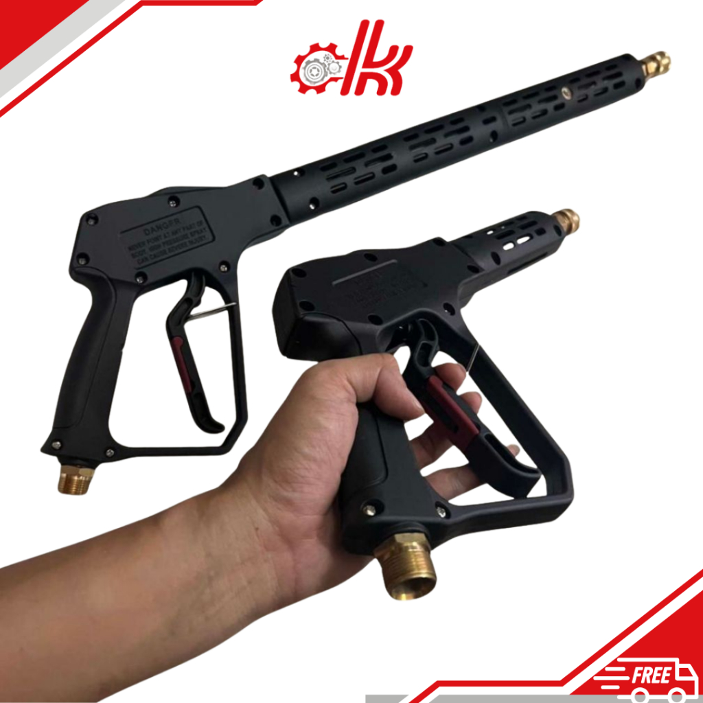 Súng xịt rửa xe ren 22,SÚNG HƠI XỊT KHÔ ĐẦU NỐI NHANH