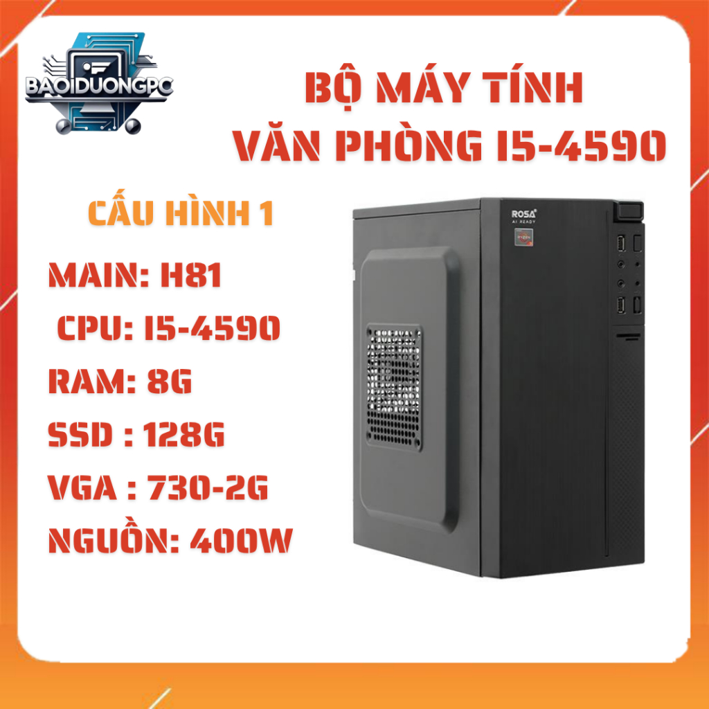 Bộ Máy Tính Văn Phòng i5-4590