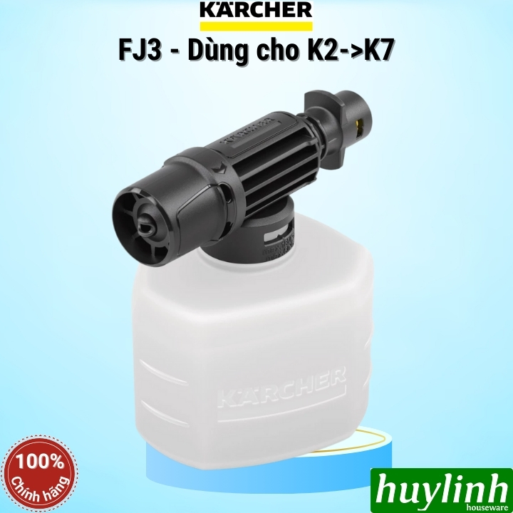Bình phun bọt tuyết Karcher FJ3 - tương thích cho Karcher K2 - K3 - K4 - K5 - K7