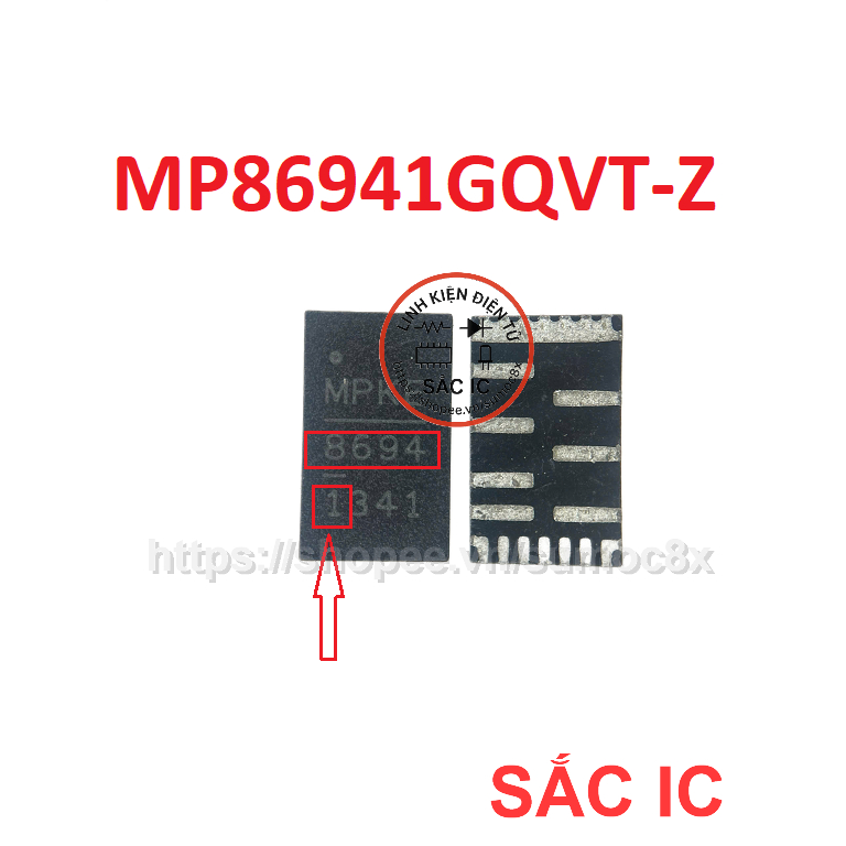 [MP73] MP86941GQVT-Z MP86941 MP8694 8694 86941 MPKF MPKJ MPK ic  nguồn trên bo mạch - Mới nguyên bản
