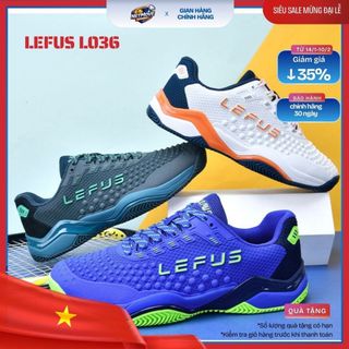 Giày Pickleball,Tennis, Cầu lông Chính Hãng Lefus L036 – Đế Cao Su Bền Chắc, Chống Lật, Giảm Mài Mòn