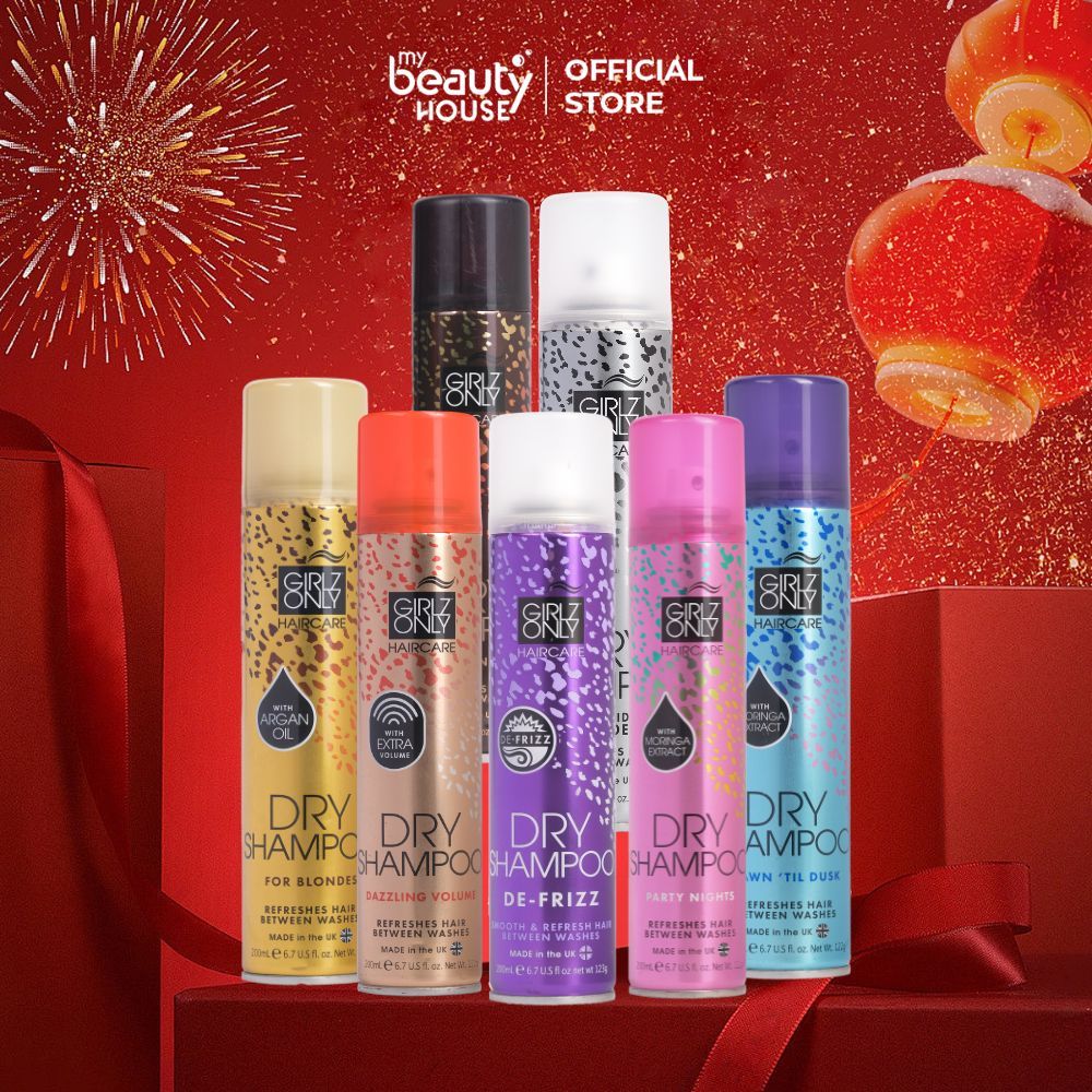 [ Girlz Only ] Dầu Gội Khô Dry Shampoo Girlz Only 200ml,  lưu hương dài lâu, phồng tóc gấp đôi chỉ s