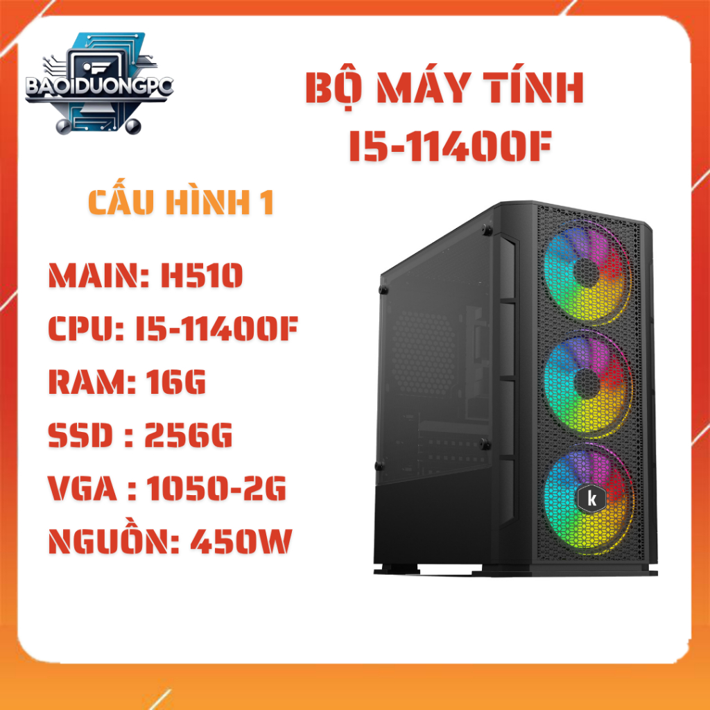 Bộ Máy Tính I5-11400F Hiệu Năng Mạnh Mẽ