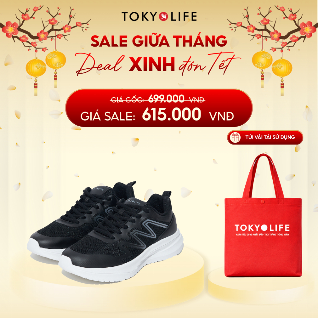 Giày Chạy Bộ Nam Siêu Nhẹ Êm Chân Thoáng Khí 40004873 - TOKYOLIFE