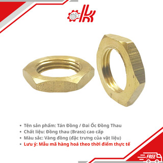 Tán Đồng - Tán Ren Đồng - Đai Ốc Đồng Thau Lục Giác