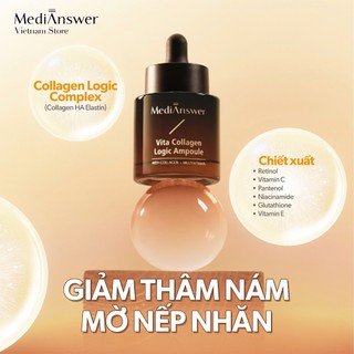[LIVE] Tinh chất collagen vitamin dưỡng sáng căng bóng da MediAnswer Vita Collagen Logic Ampoule 30ml
