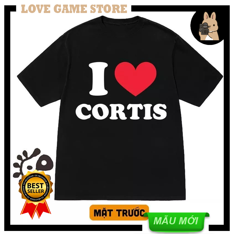 Áo thun I LOVE CORTIS - TRẦN DỊCH HẰNG DÀNH CHO FAN JONATHAN F4 TF FAMILY -  BlackPink