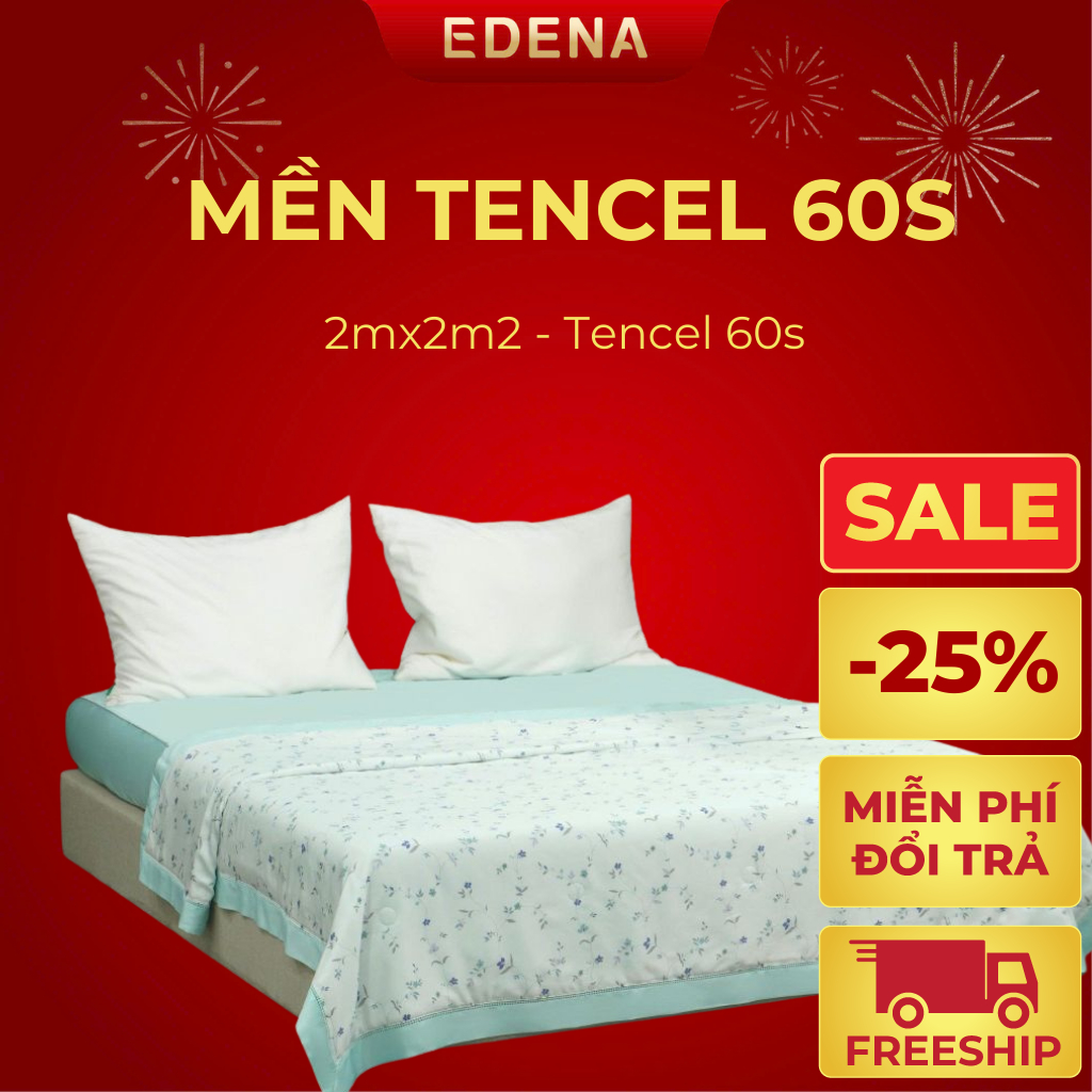 Mền Tencel 60s Edena mềm mịn