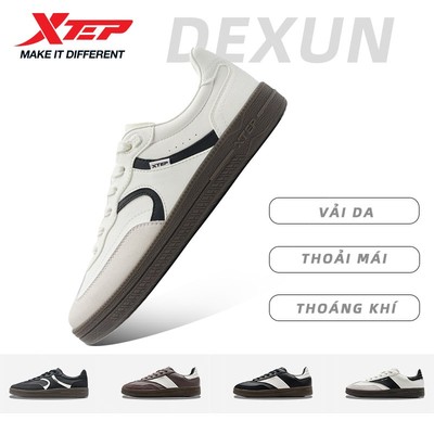 【xtep】German Trainer  | Giày thể thao nữ, đế mỏng phong cách đường phố, thoải mái cho mọi hành trình.