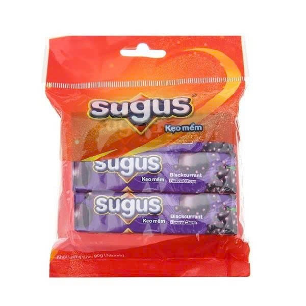 Kẹo Mềm Sugus Blackcurrant (Nho) Thanh (24 Hộp X 24 Thanh)_1606 (MH:1644) hộp