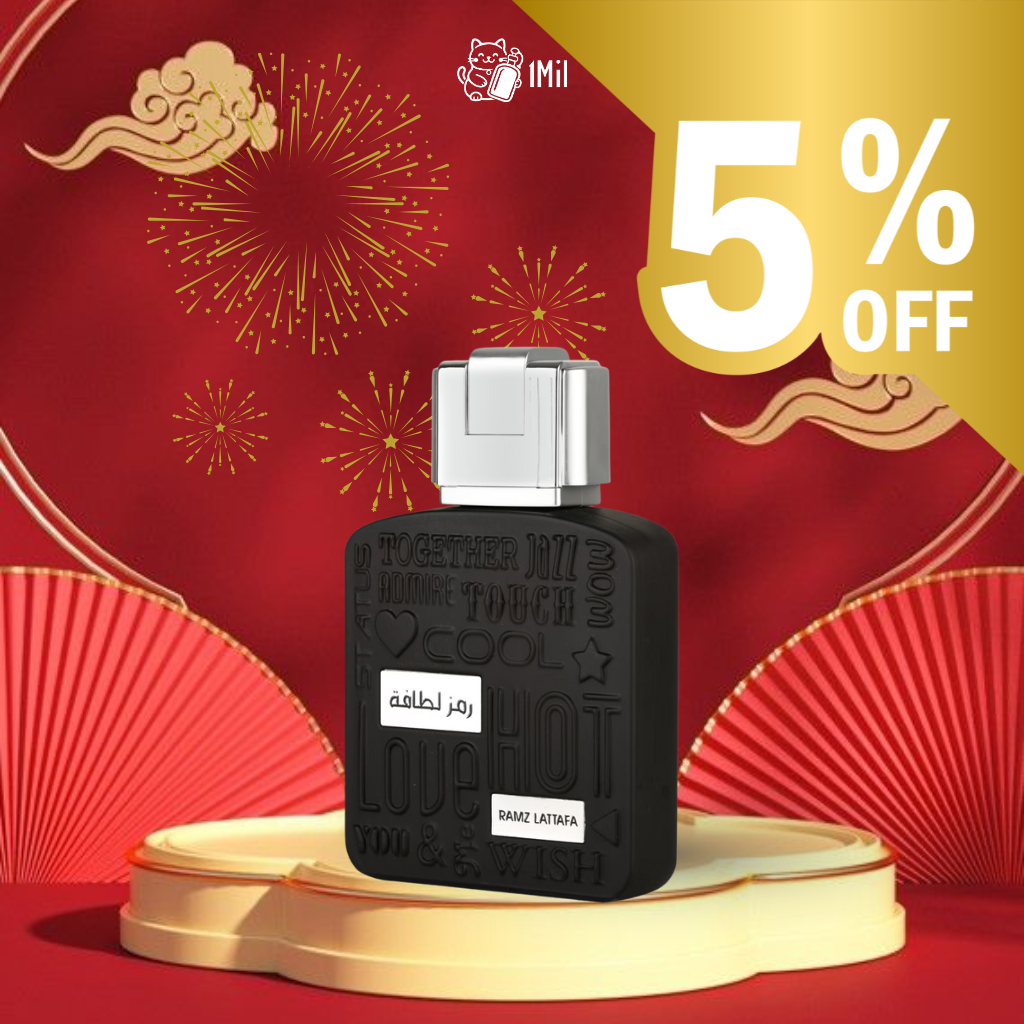 [1MIL] [Hỏa tốc HCM] Nước hoa nam Lattafa Ramz Silver EDP 100ml