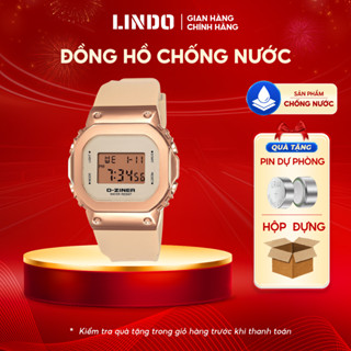 Đồng hồ nữ D-ZINER DZ8300BE chính hãng điện tử thể thao cao cấp chống nước 30M kèm hộp