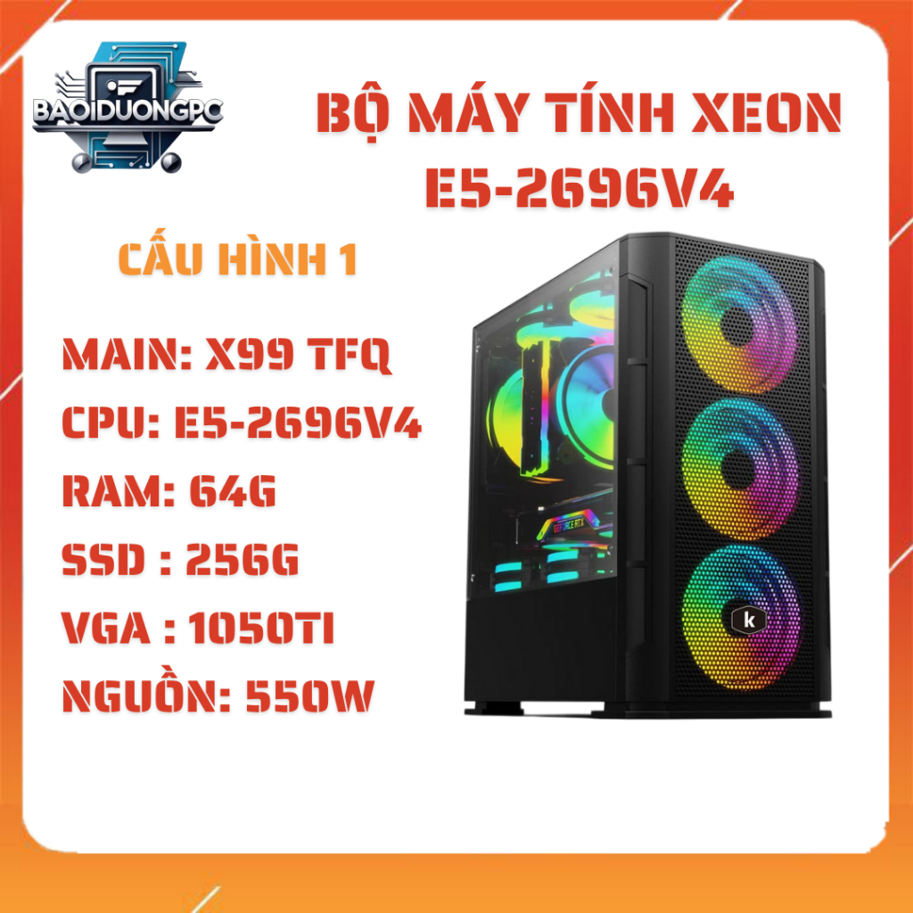 Bộ Máy Tính Xeon E5 2696V4 Đa Nhân Đa Luồng