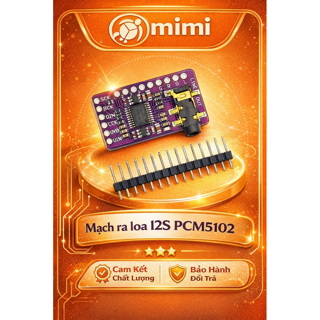 Mạch ra loa I2S PCM5102