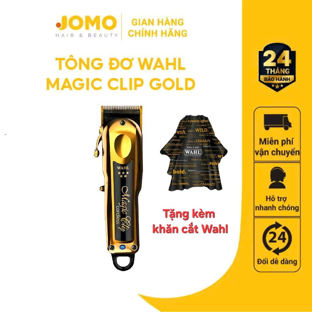 Tông đơ cắt tóc Magic Gold Cordless chính hãng - Jomo Hair & Beauty
