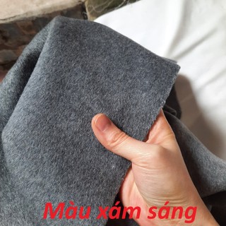 VẢI DẠ CỪU BÓC TÁCH KHÂU TAY - MAY VEST, MĂNG TÔ, ÁO KHOÁC, CHÂN VÁY...