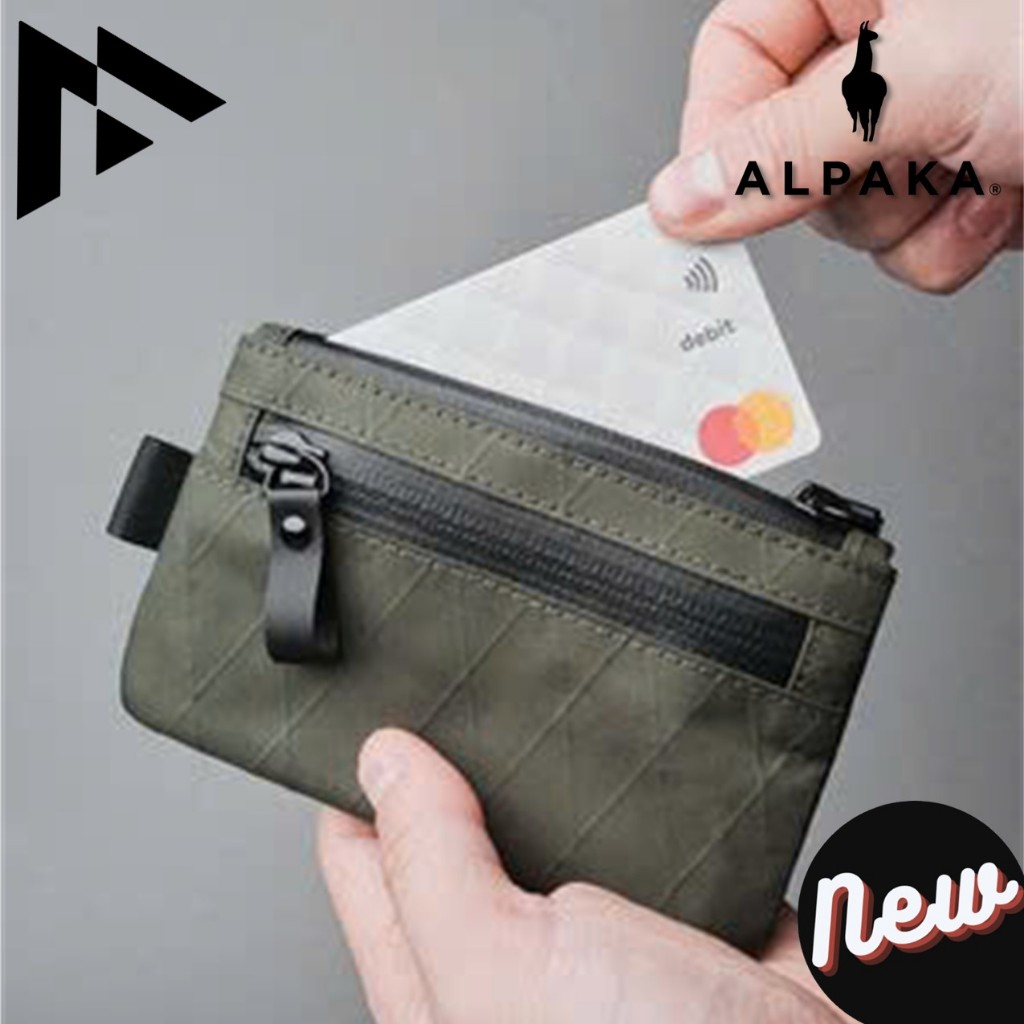 ALPAKA DESIGN ZIP POUCH TÚI VÌ TIỀN XU, THẺ, TIỀN MẶT