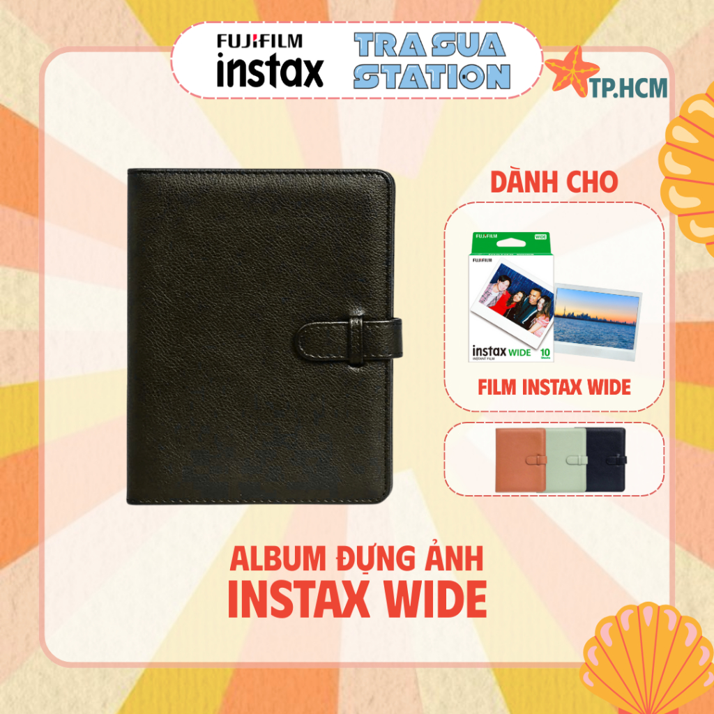 Album Instax Wide (80 ảnh) -Album đựng ảnh dành cho cỡ film của máy chụp lấy liền instax WIDE