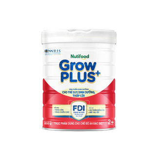 NutiFood GrowPlus+Suy dinh dưỡng 2+ 900g Đỏ -Dành cho trẻ trên 2 tuổi (Mới) - [Chính hãng]- [ Quét mã QR]- [Date mới]