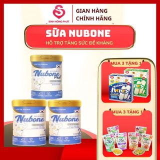 Combo 3 lon Sữa Nubone Plus+, Step 1, Step 2 lon 750gr