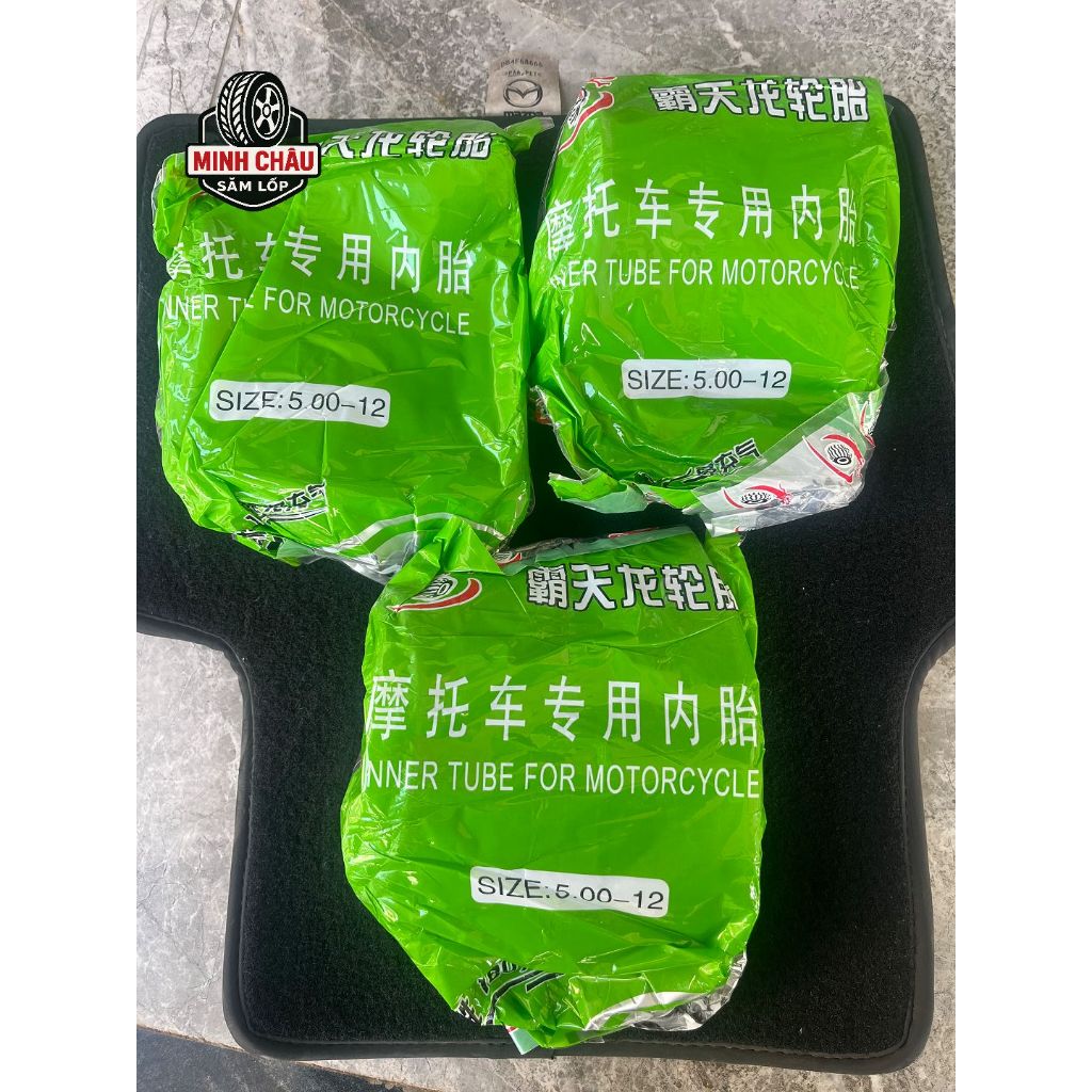 Combo 3 Săm Ruột Xe 500-12 Dày Dặn | Dùng Cho Xe Ba Bánh, Xe Điện | Phù Hợp Vỏ Lốp 450-12, 500-12