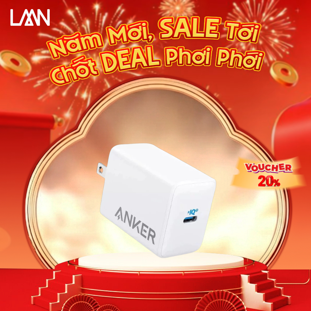 Sạc Anker 1 cổng PowerPort III Pod Lite 65w - A2718