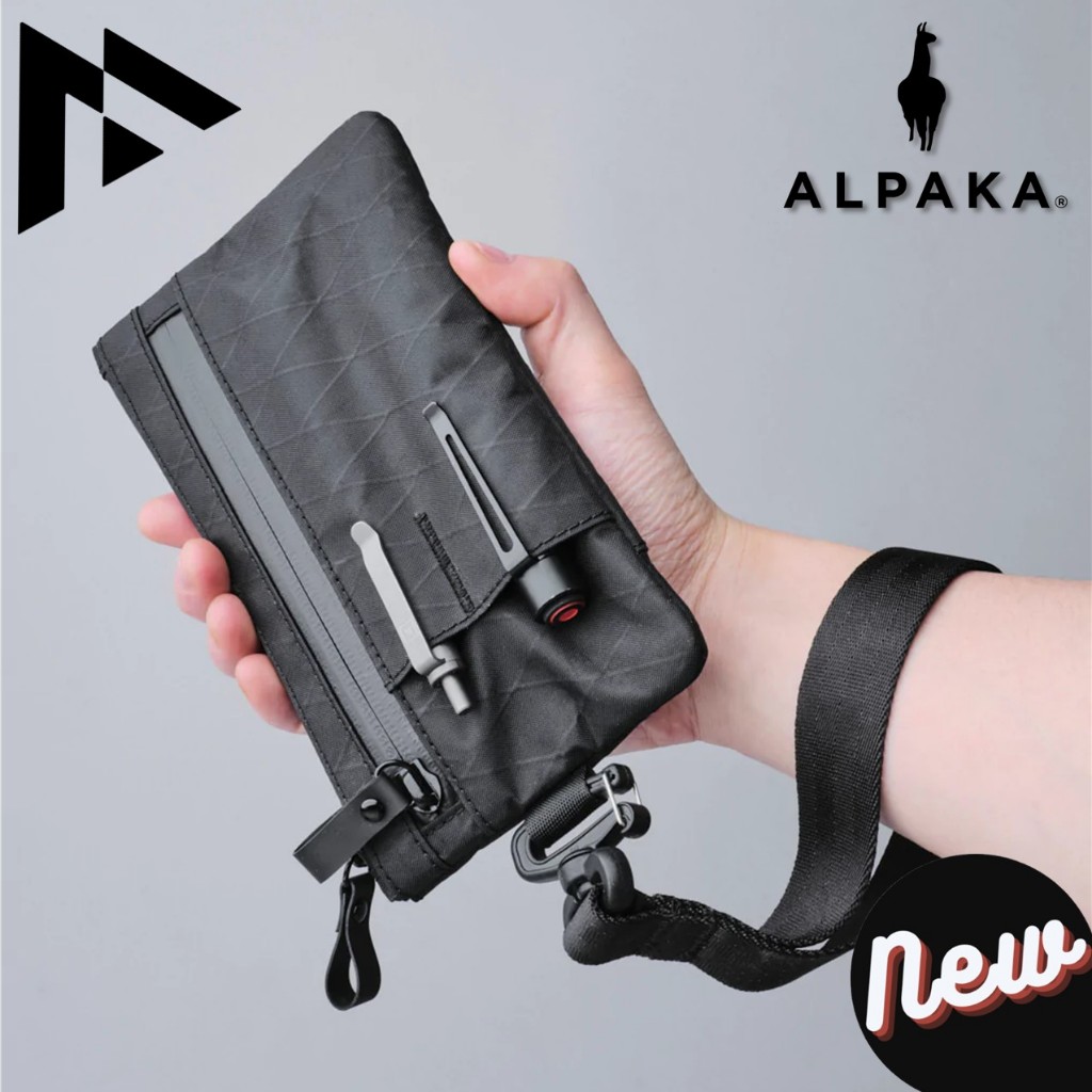 ALPAKA ZIP CLUTCH CHO HỘ CHIẾU, THIẾT YẾU, CHÌA KHÓA, THẺ, TIỀN MẶT, CHỐNG THỜI TIẾT