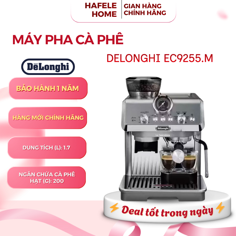 Máy Pha Cà Phê DeLonghi EC9255.M – 3 Cấu Hình Nhiệt -  Cold Brew - EEH