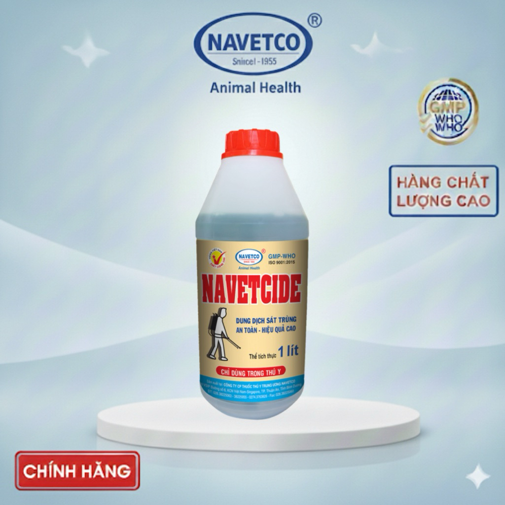 NAVETCIDE _ Dung dịch sát trùng - An toàn - Hiệu quả cao